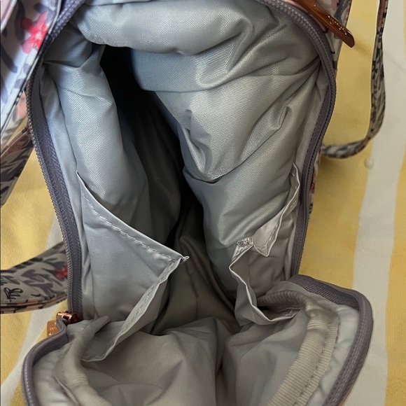 Ju-Ju-Be Pink and Gray Floral Baby Bag - Picture 5 of 7